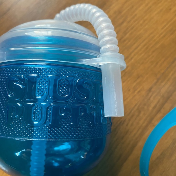 Pair of Blue Slush Puppie 12” Plastic Cups - Picture 3 of 6